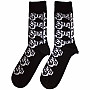 Ghost ponožky, Logo Pattern Black, unisex - velikost 7 až 11 (40 až 45)