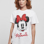 Mickey Mouse tričko, Minnie Mouse Girly White, dámske