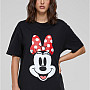 Mickey Mouse tričko, Minnie Smiles Ladies Black, dámske