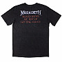 Megadeth tričko, Black Friday Wash BP Charcoal Grey, pánske