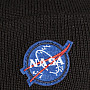 NASA zimný čiapka, NASA Embroidery Logo Black Onesize