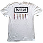 Nine Inch Nails tričko, Downward Spiral BP White, pánske