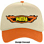 Pantera šiltovka, Flames Logo Mesh Orange & Sand, unisex