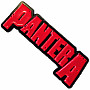 Pantera kovový odznak 40x15x2 mm, Red Logo