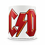 AC/DC keramický hrnček 250ml, AC/DC Logo Red