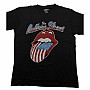 Rolling Stones tričko, USA Tongue Diamante Black, pánske