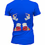 Sonic The Hedgehog tričko, Front & Back Girly Blue, dámske